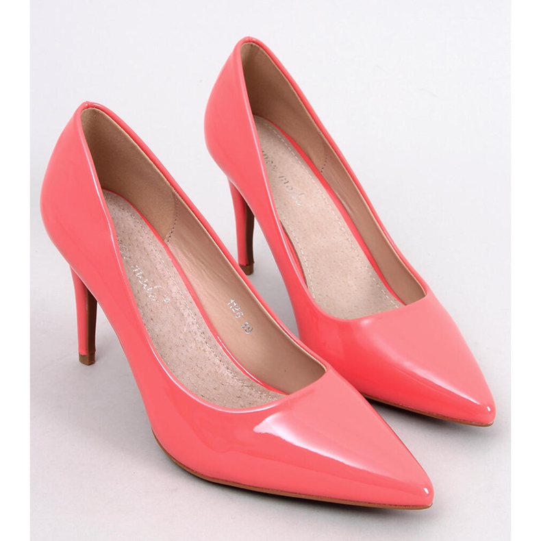 Tacones de mujer Manley Pink lacados rosado 1
