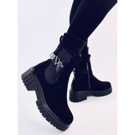 Errol Botas Chelsea con plataforma negra negro 3