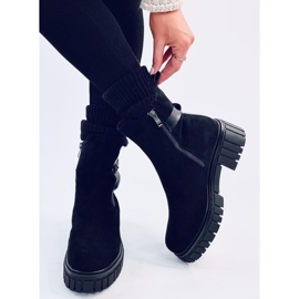 Errol Botas Chelsea con plataforma negra negro 4