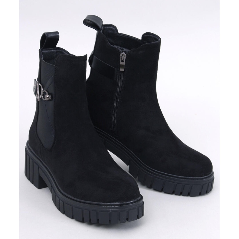 Errol Botas Chelsea con plataforma negra negro 1 Errol Botas Chelsea con plataforma negra negro 1
