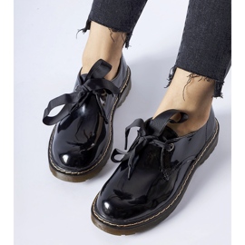 Zapatos charol negro con lazo Rodriguez 1 Zapatos charol negro con lazo Rodriguez 1