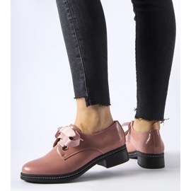 Zapatos rosas con pedrería Povegliano rosado 1