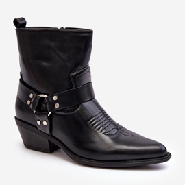 Botas Vaqueras Aislantes Mujer Negro Venosa 1