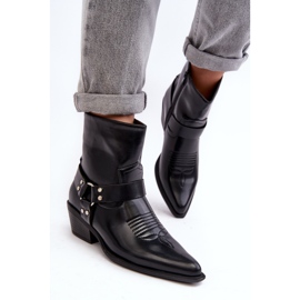 Botas Vaqueras Aislantes Mujer Negro Venosa 4