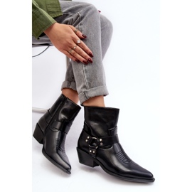 Botas Vaqueras Aislantes Mujer Negro Venosa 5