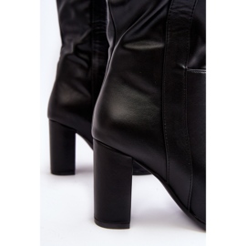 Botas por encima de la rodilla con aislamiento para mujer, negro Genzani 9