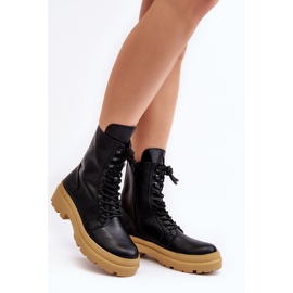 Botas Obrera Mujer, Ecopiel, Negro Irande 1