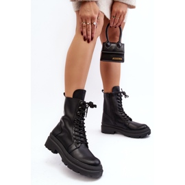 Botas Obrera Mujer, Ecopiel, Negro Irande 6