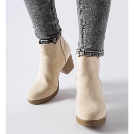 Botines sin cordones beige de Trevano 1