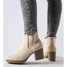 Botines sin cordones beige de Trevano 2