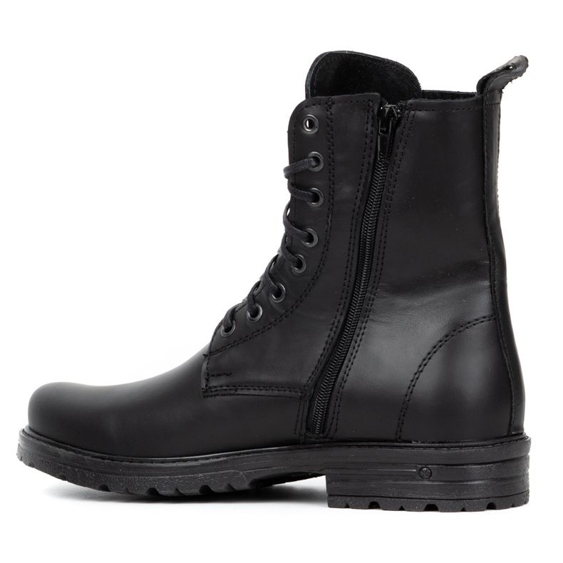 Polbut Botas Chelsea de hombre militar polaco 2118ŚW cuero negro 5