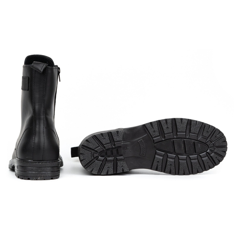 Polbut Botas Chelsea de hombre militar polaco 2118ŚW cuero negro 4