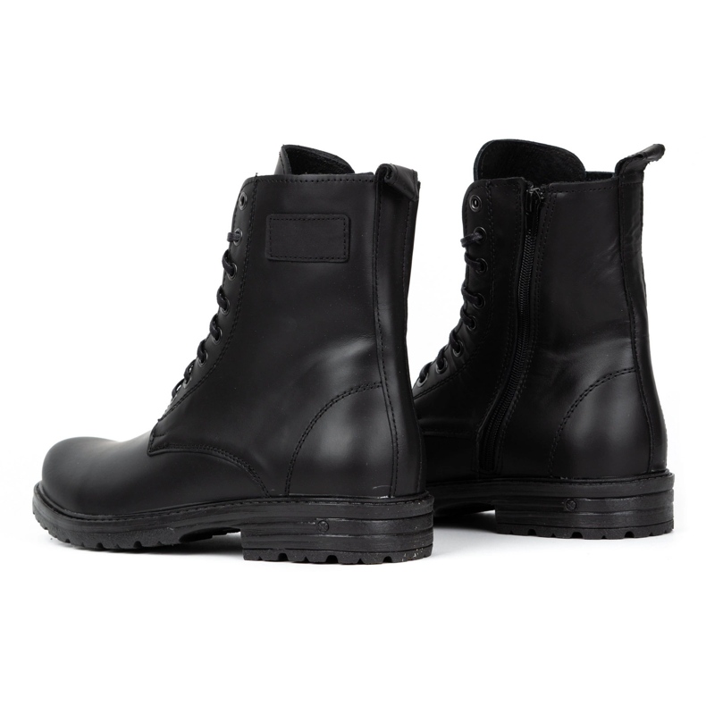 Polbut Botas Chelsea de hombre militar polaco 2118ŚW cuero negro 7