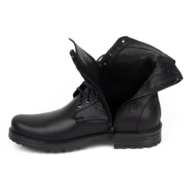 Polbut Botas Chelsea de hombre militar polaco 2118ŚW cuero negro 6