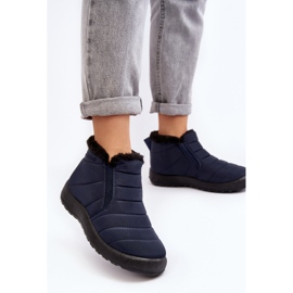 Botas de nieve Enmore Insulated Low mujer azul marino 3