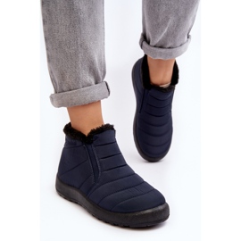 Botas de nieve Enmore Insulated Low mujer azul marino 6
