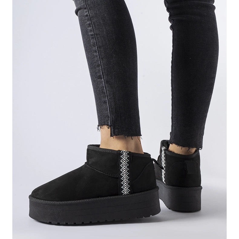 Botas de nieve con plataforma Dennison negras negro 1