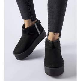 Botas de nieve con plataforma Dennison negras negro 2