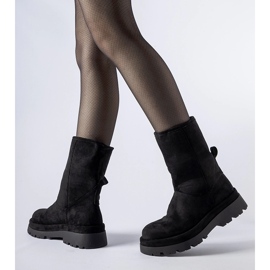 Botas aislantes negras con suela maciza Flavia negro 1 Botas aislantes negras con suela maciza Flavia negro 1