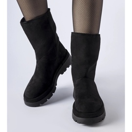 Botas aislantes negras con suela maciza Flavia negro 2