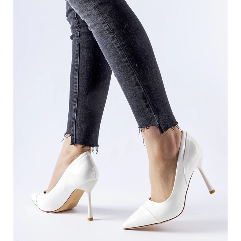 Stilettos Inferiore charol blanco 1