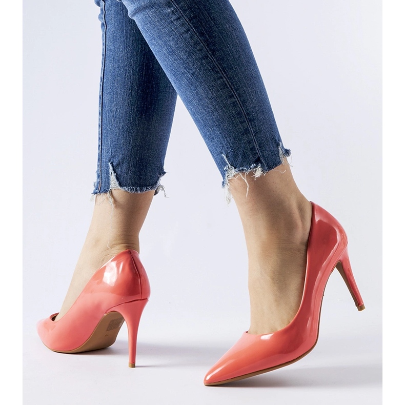 Tacones Agrate puntiagudos rosa 1