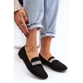 Mocasines De Mujer Con Circonitas Negro Ralrika 3