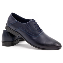 Olivier Zapatos formales hombre 291 azul marino 2