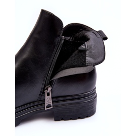 Botas de mujer Eco-cuero aislada Negro 4