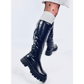 Botas Dillard negras con suela gruesa. negro 4