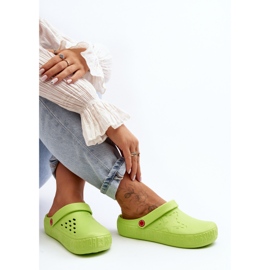 Chanclas Ligeras Mujer Crocs Big Star II275006 Verde 5