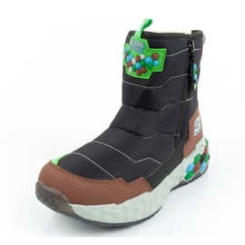 Botas de nieve Skechers Jr 402216L/BKBR marrón 1 Botas de nieve Skechers Jr 402216L/BKBR marrón 1