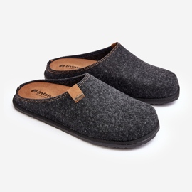 Pantuflas preventivas para hombre Inblu, gris oscuro SI000001 1