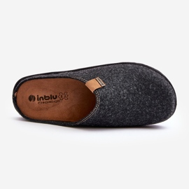 Pantuflas preventivas para hombre Inblu, gris oscuro SI000001 2