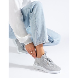 TRENDI Zapatillas grises de moda 1