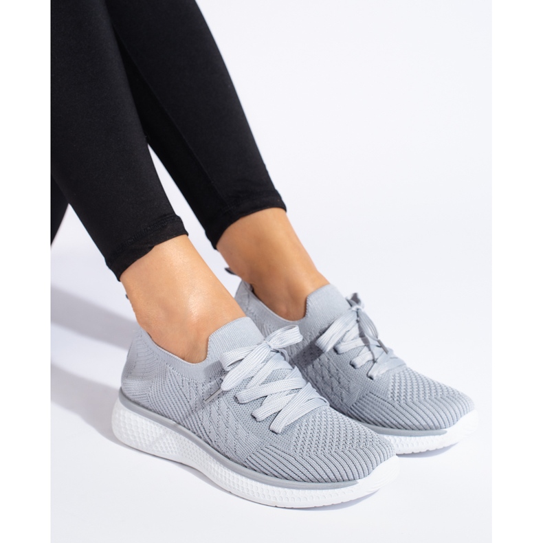 Deportivas Cordones Grises 1