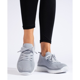 Deportivas Cordones Grises 2
