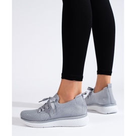 Deportivas Cordones Grises 3
