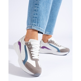 Deportivas de mujer Shelovet multicolor blanco 1