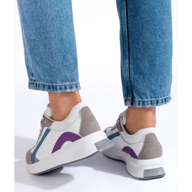 Deportivas de mujer Shelovet multicolor blanco 2