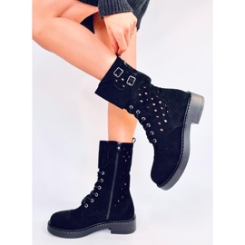 Bradys Botines calados negros 4