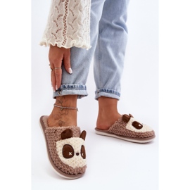 Pantuflas Cálidas de Mujer Marrón Priseth 3