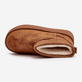 Botas de Nieve de Mujer con Suela Gruesa Camel Caliksa marrón 2 Botas de Nieve de Mujer con Suela Gruesa Camel Caliksa marrón 2