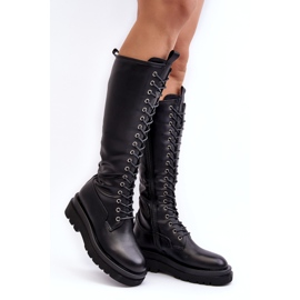 Botas por encima de la rodilla con aislamiento para mujer, Lliclies negros 1 Botas por encima de la rodilla con aislamiento para mujer, Lliclies negros 1
