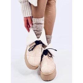 Precio Botas de piel de oveja beige 2