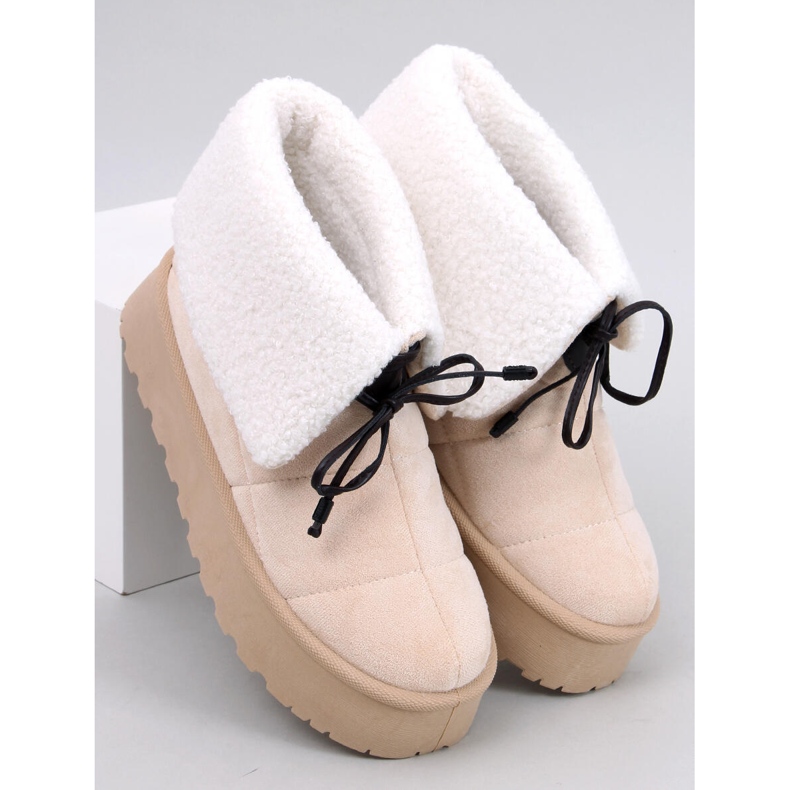 Precio Botas de piel de oveja beige 1