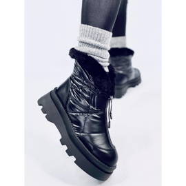 Botas de nieve Tavaris negras con pelo. negro 4