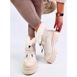 Tavaris Botas de nieve beige con pelo. 3