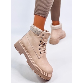 Botas aislantes de mujer Leode Beige 5