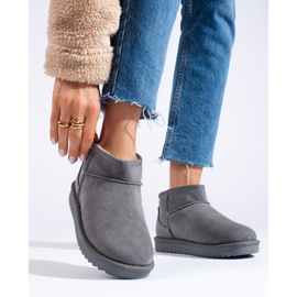 Botas de nieve de mujer Shelovet grises 3